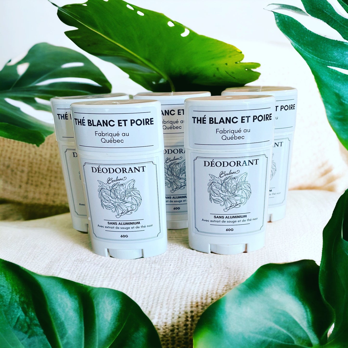 DÉODORANT THÉ BLANC ET POIRE 60G