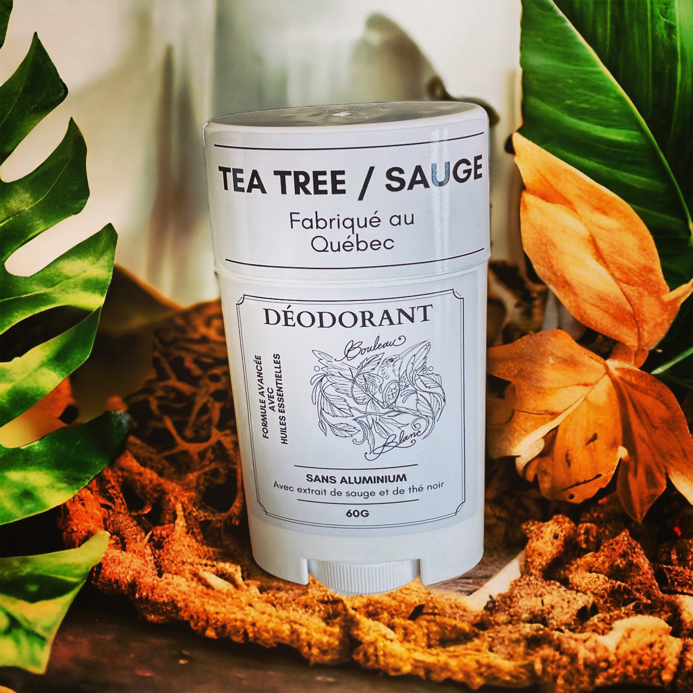 DÉODORANT TEA TREE ET SAUGE - FORMULE AVANCÉE 60G