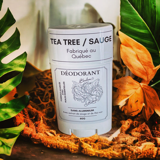 DÉODORANT TEA TREE ET SAUGE - FORMULE AVANCÉE 60G